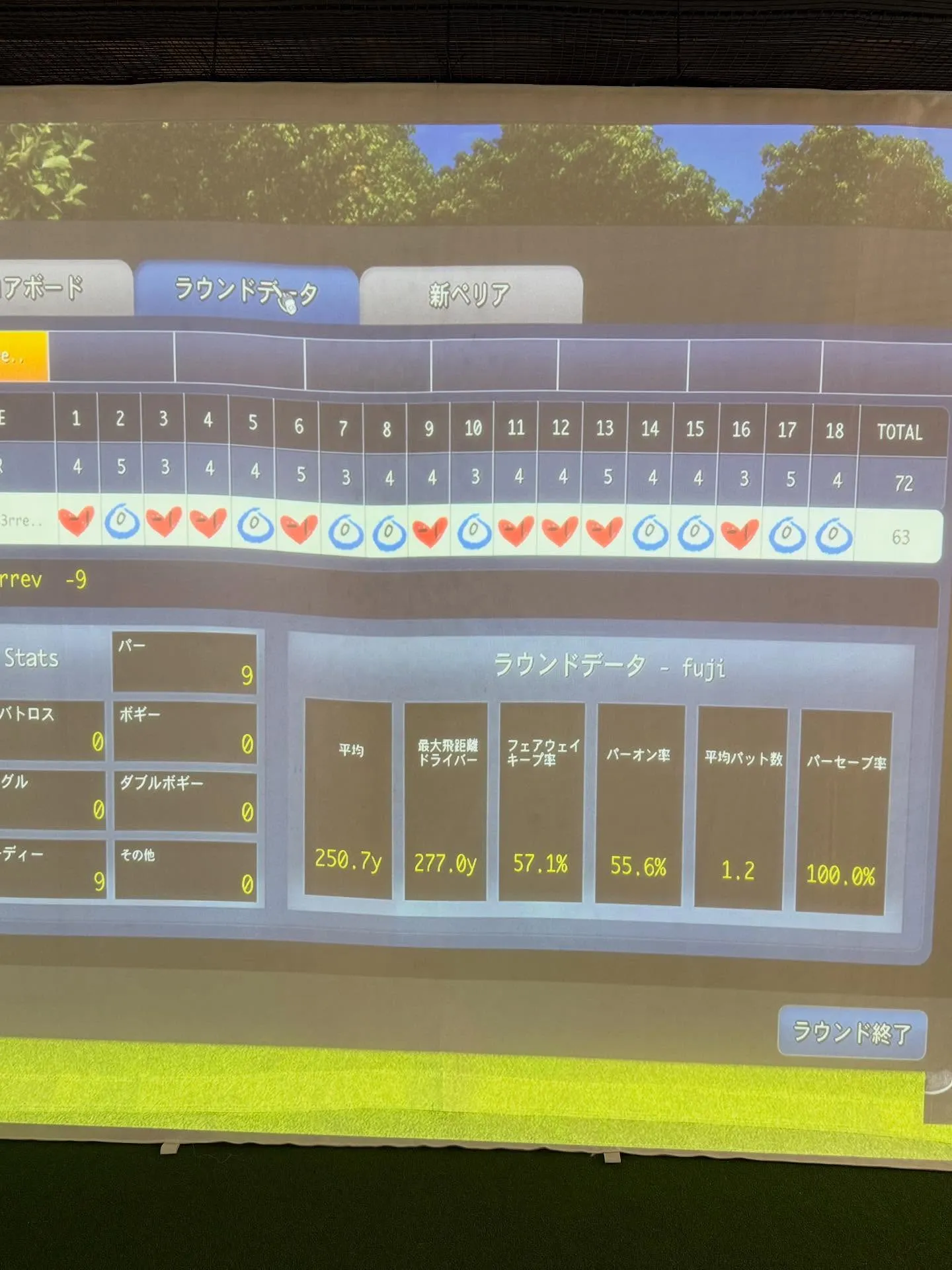 インドアゴルフ