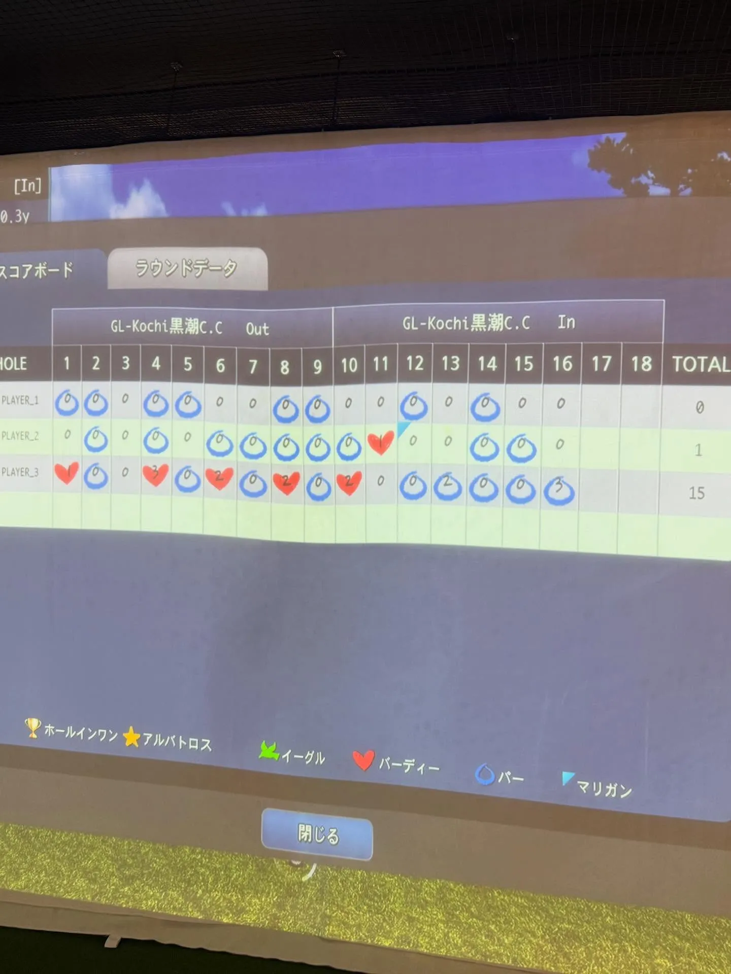 インドアゴルフ